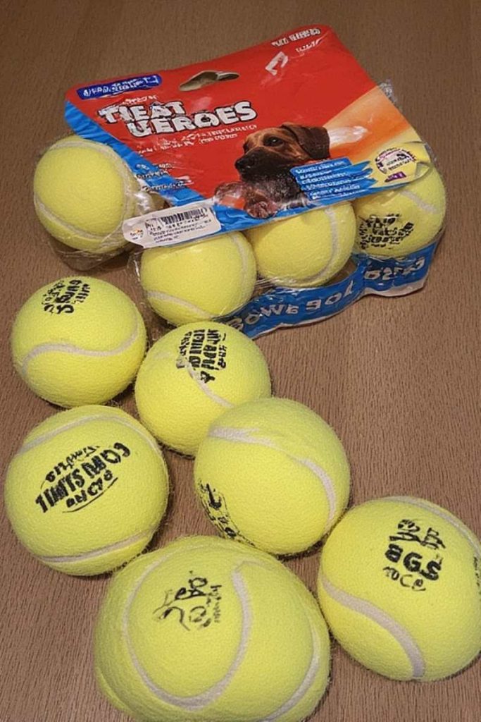 Petface tennis balls